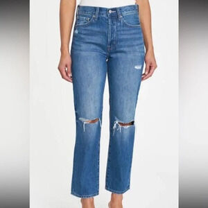 NWT Pistola Charlie high rise classic straight ankle jeans size 29